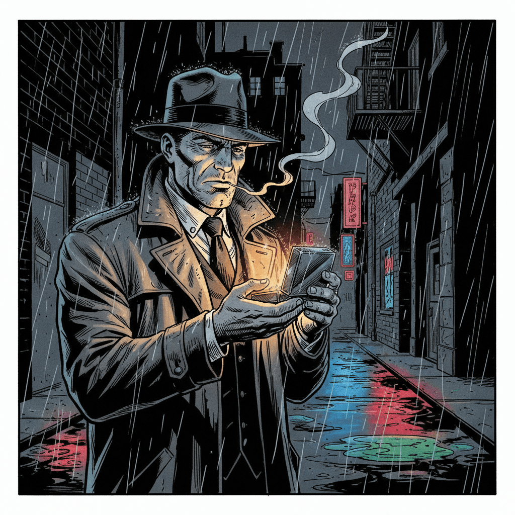 Detective Chen pressed his palm against the museum's velvet rope. The whispers grew louder—accusations from paintings that hadn't spoken in centuries. At the center of the East Wing, an empty pedestal cast a shadow that moved wrong, independent of the moonlight streaming through the skylights. The Midnight Curator had struck again, claiming another masterpiece for reasons no one could fathom. Chen noticed footprints in the dust that ended abruptly at the base of the stolen frame—someone had simply vanished, taking the artwork with them into thin air. His cigarette case began to glow brighter, responding to something in the room. Whatever the Curator had left behind as bait was about to reveal itself.